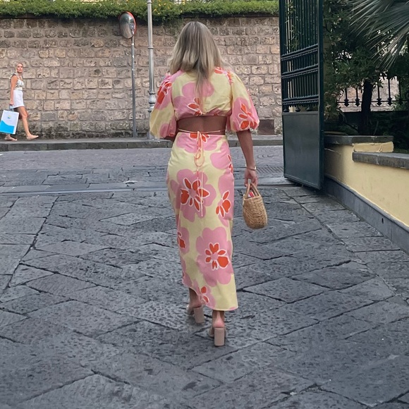 Sabo Skirt Jaide Midi skirt and crop top Set - Picture 4 of 6